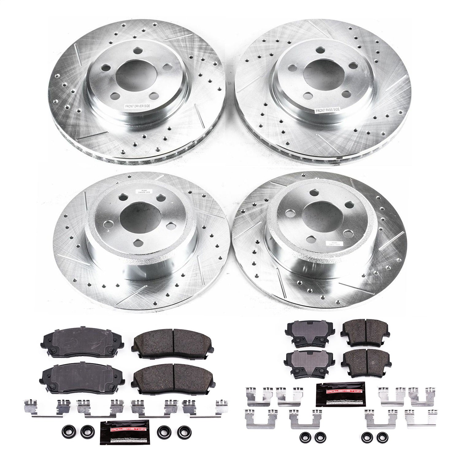 PowerStop Front & Rear Z23 Evolution Sport Brake Kit | Chrysler 300 (05-19) (K1715)