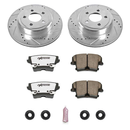 PowerStop Rear Z26 Street Warrior Brake Kit | Chrysler 300 (05-19) (K1720-26)