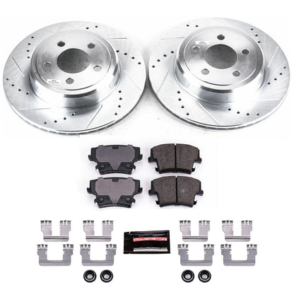 PowerStop Rear Z23 Evolution Sport Brake Kit | Chrysler 300 (05-19) (K1720)