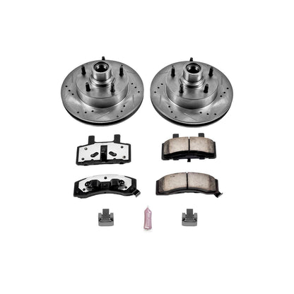 PowerStop Front Z36 Truck & Tow Brake Kit | Ford E-150 (87-93) (K1766-36)