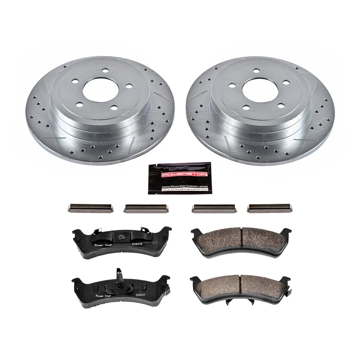 PowerStop Rear Z23 Evolution Sport Brake Kit | Ford Explorer Sport (03) (K1770)