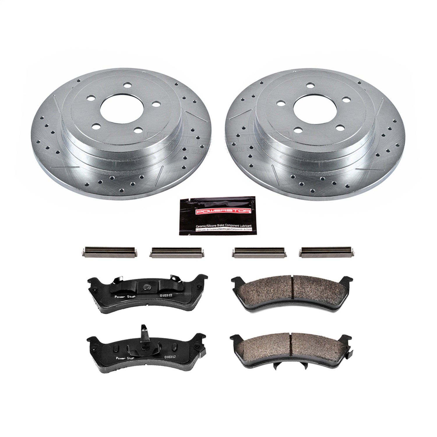 PowerStop Rear Z23 Evolution Sport Brake Kit | Ford Explorer Sport (03) (K1770)