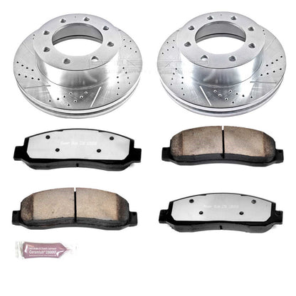 PowerStop Front Z36 Truck & Tow Brake Kit | Ford F-450 Super Duty (10-12) (K1781-36)