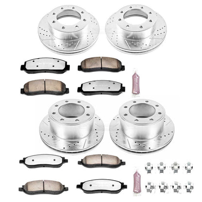 PowerStop Front and Rear Z36 Truck & Tow Brake Kit | Ford F-250 Super Duty (05-07) (K1782-36)