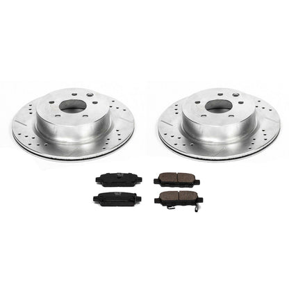 PowerStop Rear Z23 Evolution Sport Brake Kit | Infiniti EX35 (08-12) (K179)