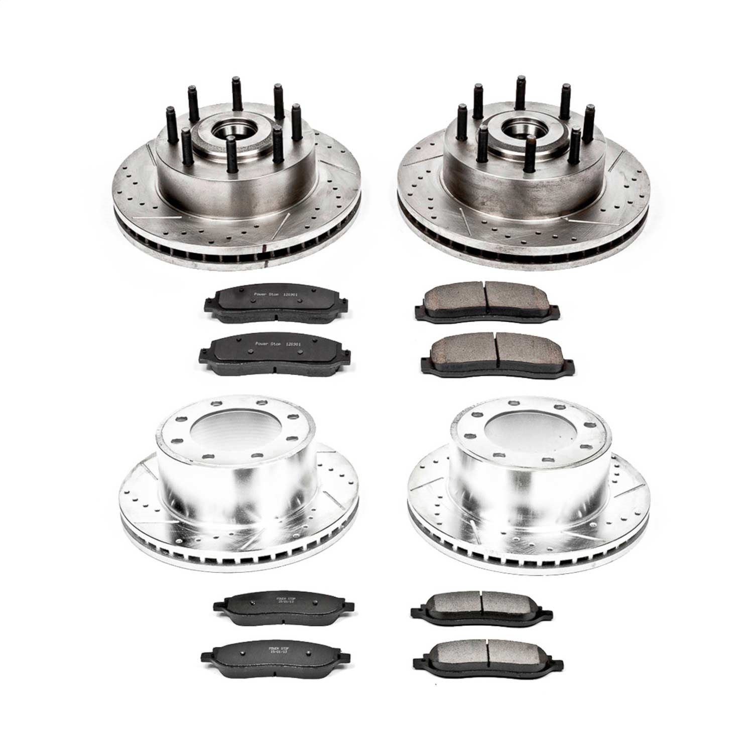 PowerStop Front & Rear Z23 Evolution Brake Kit | Ford F-350 Super Duty (05-07) (K1797)