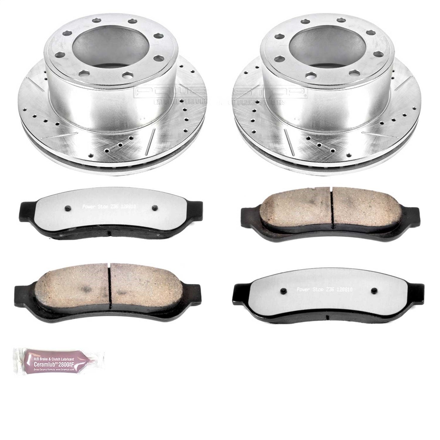 PowerStop Rear Z36 Truck & Tow Brake Kit | Ford F-250 Super Duty (07-10) (K1798-36)