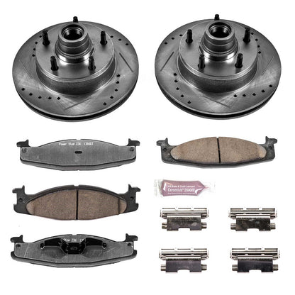 PowerStop Front Z36 Truck & Tow Brake Kit | Ford E-150 (03) (K1832-36)