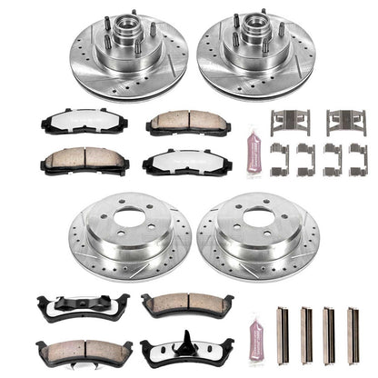 PowerStop Front & Rear Z36 Truck & Tow Brake Kit | Ford Explorer (95-01) (K1855-36)