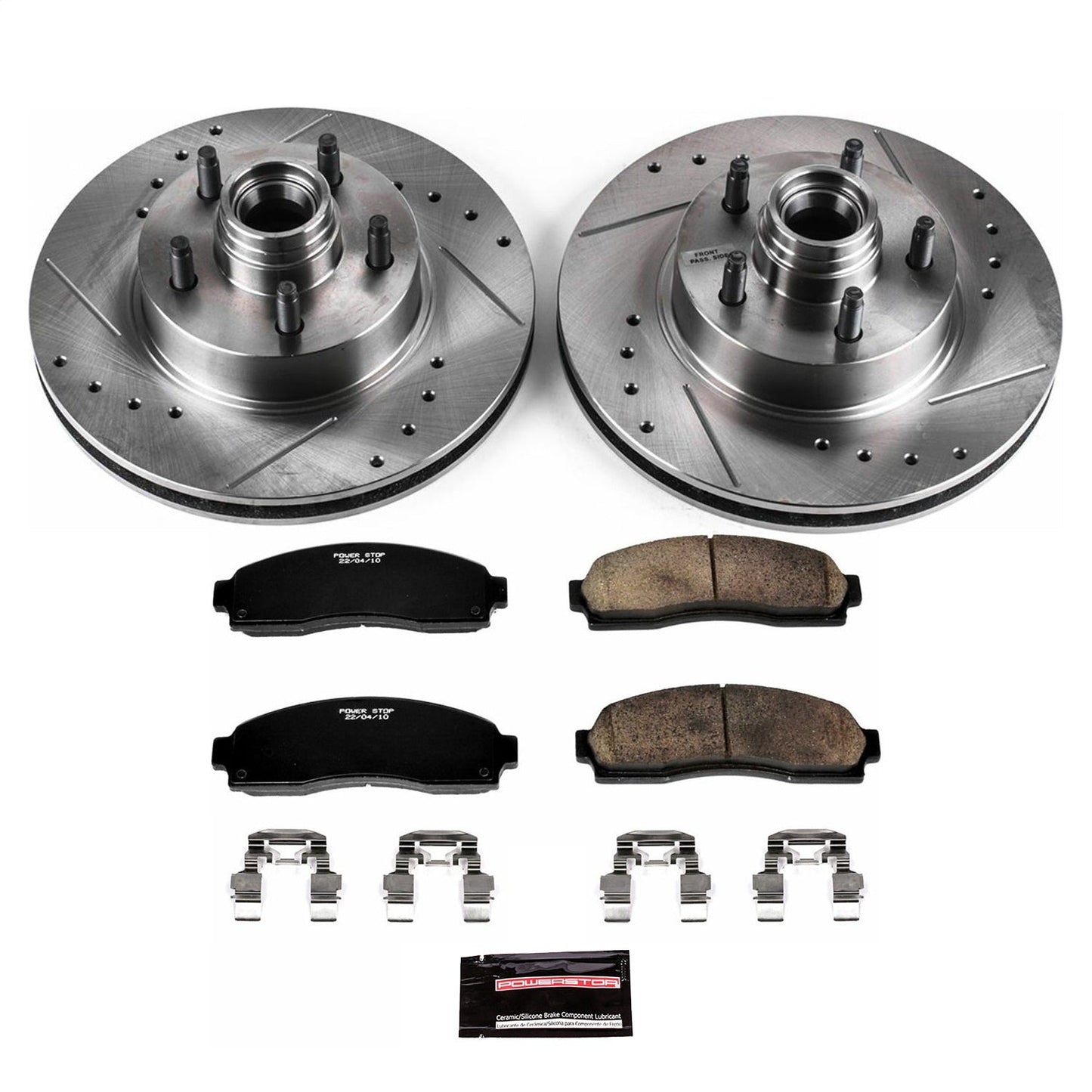 PowerStop Front Z23 Evolution Sport Brake Kit | Ford Ranger (03-09) (K1857)