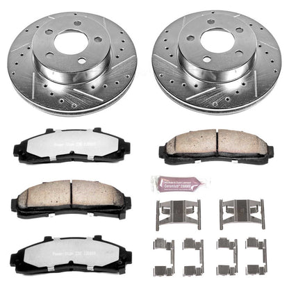 PowerStop Front Z36 Truck & Tow Brake Kit | Ford Explorer (95-01) (K1860-36)