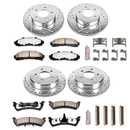 PowerStop Front & Rear Z36 Truck & Tow Brake Kit | Ford Explorer (95-01) (K1861-36)