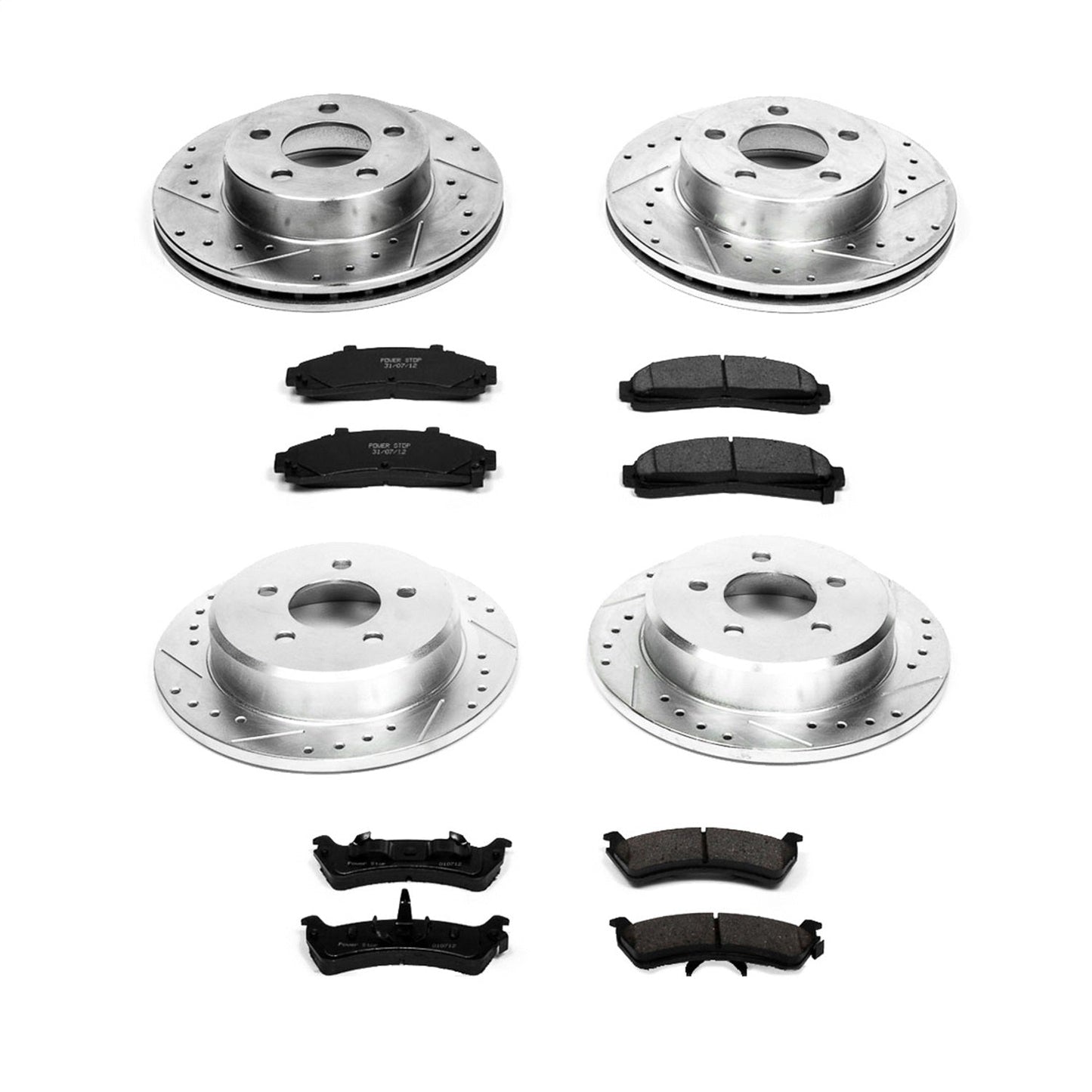 PowerStop Front & Rear Z23 Evolution Sport Brake Kit | Ford Explorer (95-01) (K1861)