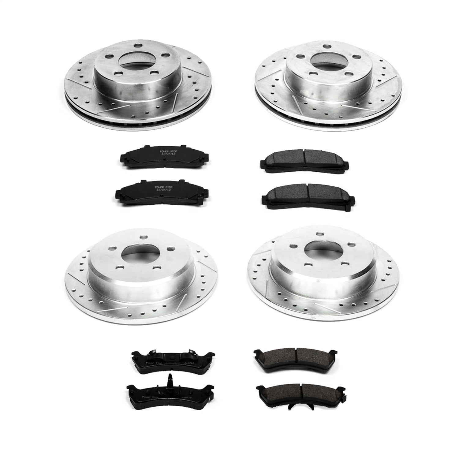 PowerStop Front & Rear Z23 Evolution Sport Brake Kit | Ford Explorer (95-01) (K1861)