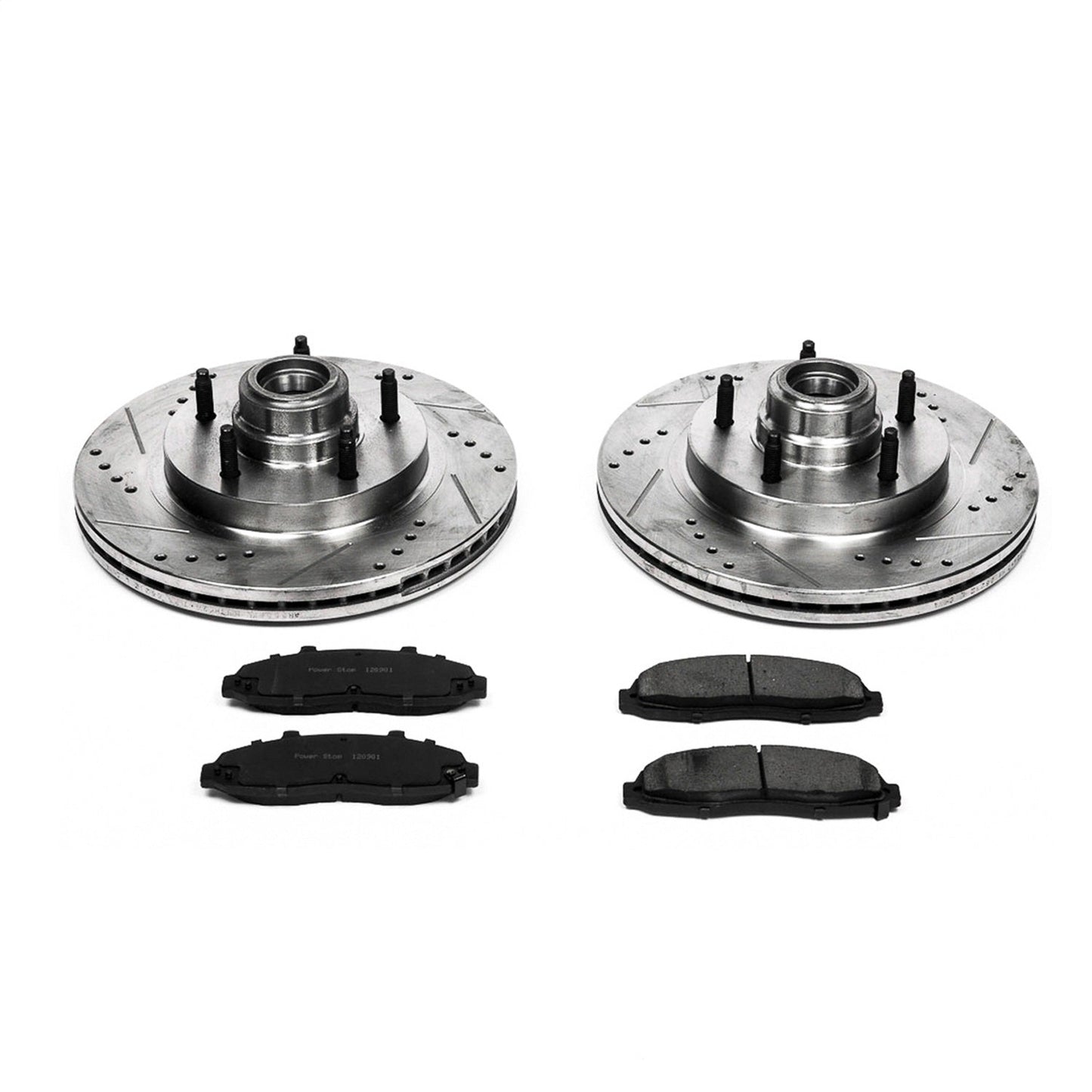 PowerStop Front Z23 Evolution Sport Brake Kit | Ford F-150 (97-00) (K1863)