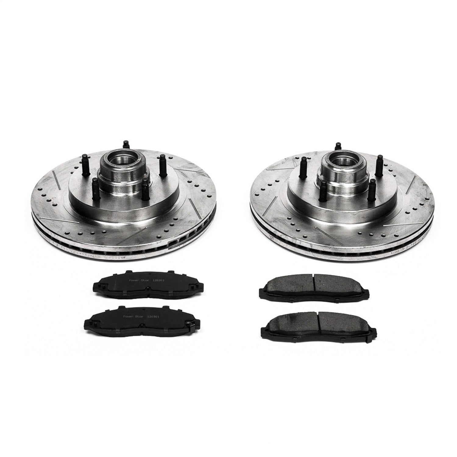 PowerStop Front Z23 Evolution Sport Brake Kit | Ford F-150 (97-00) (K1863)
