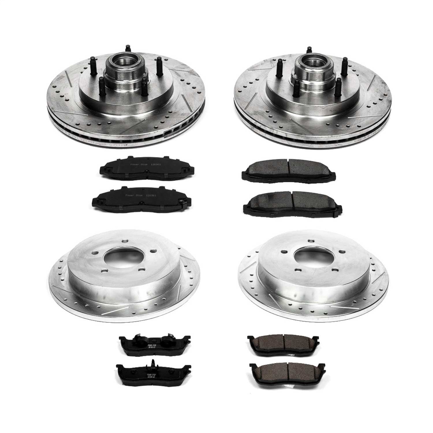 PowerStop Front & Rear Z23 Evolution Sport Brake Kit | Ford F-150 (99-00) (K1864)
