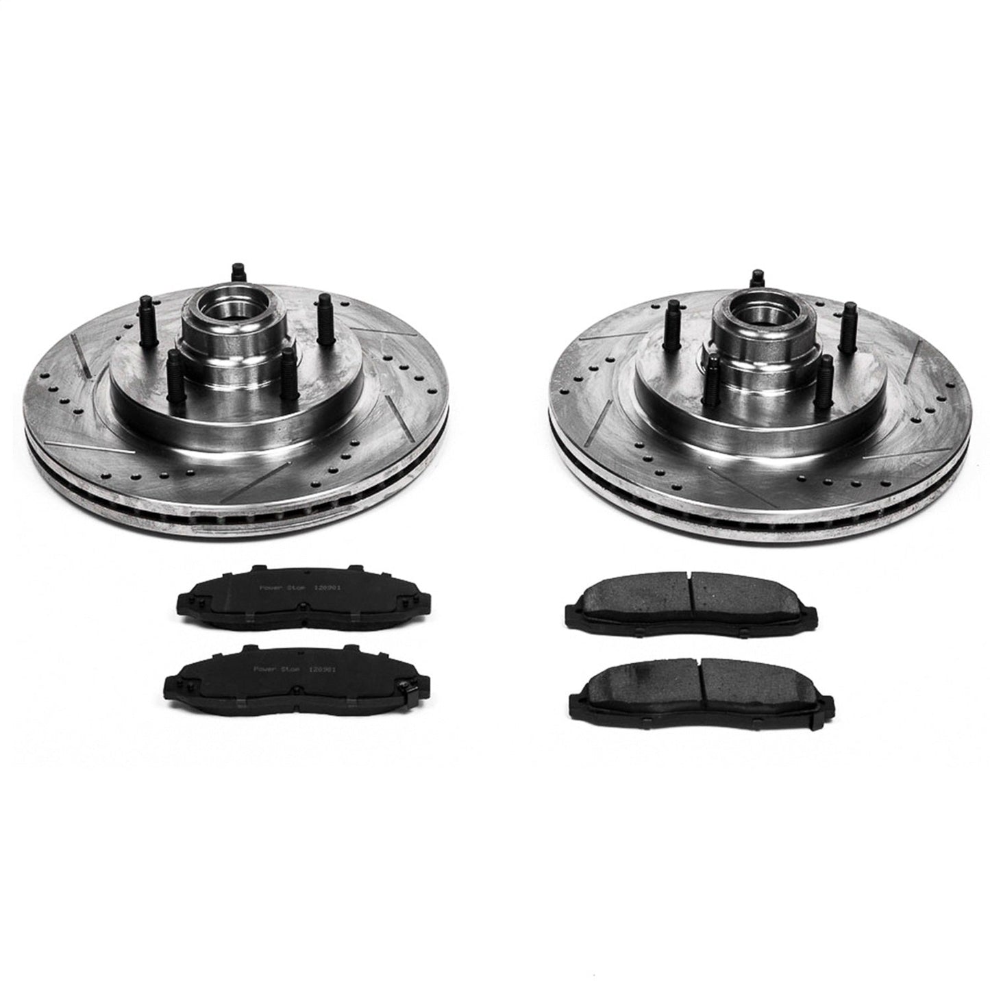 PowerStop Front Z23 Evolution Sport Brake Kit | Ford F-150 (97-00) (K1865)