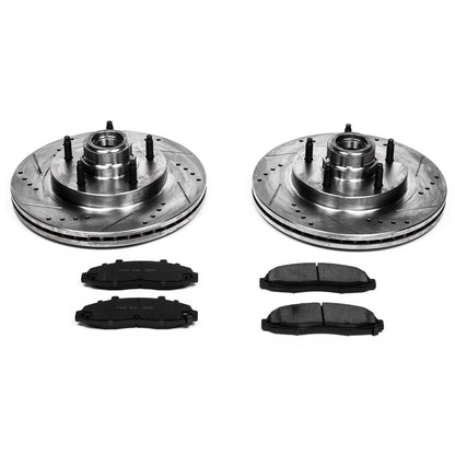 PowerStop Front Z23 Evolution Sport Brake Kit | Ford F-150 (97-00) (K1865)