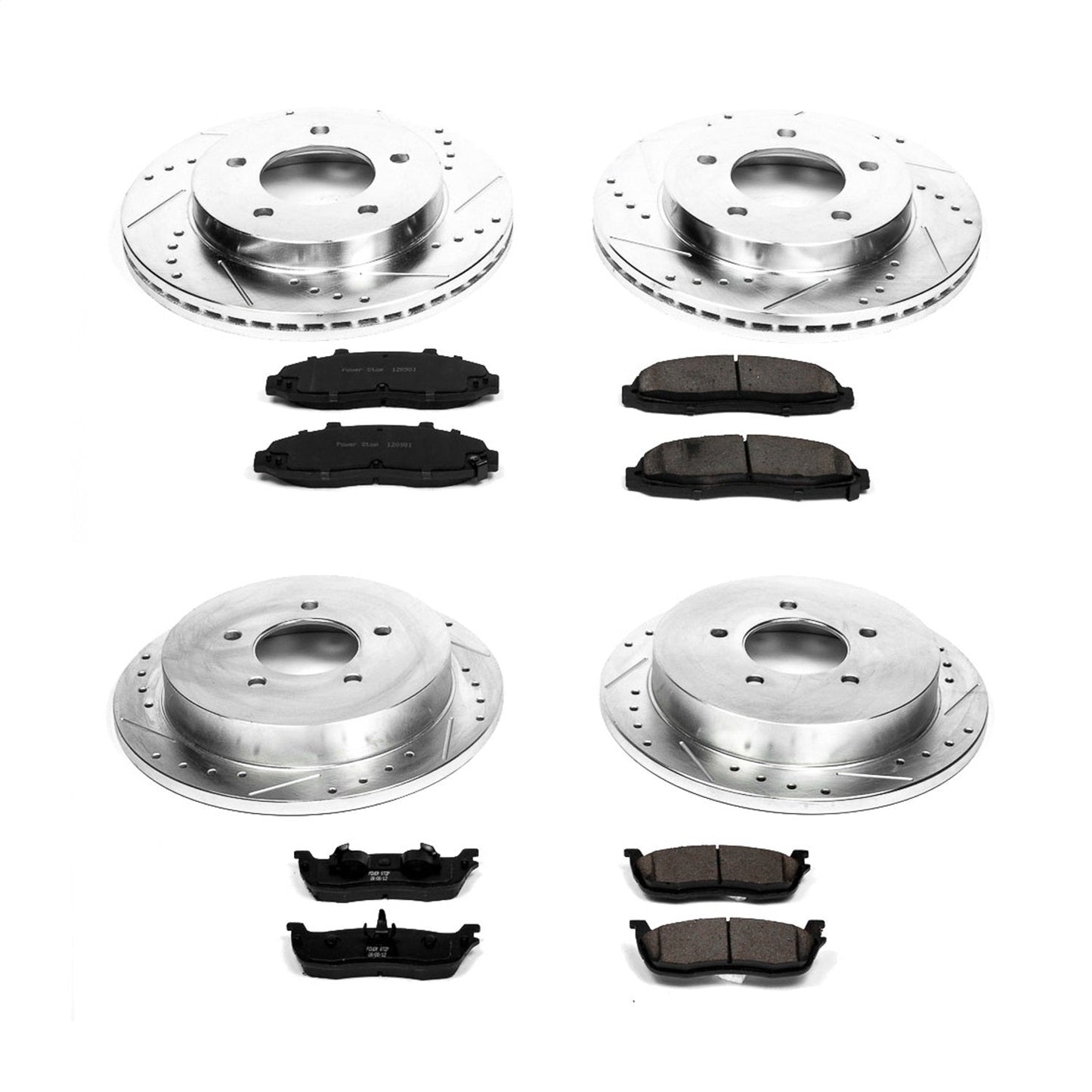 PowerStop Front & Rear Z23 Evolution Sport Brake Kit | Ford F-150 (99-00) (K1867)