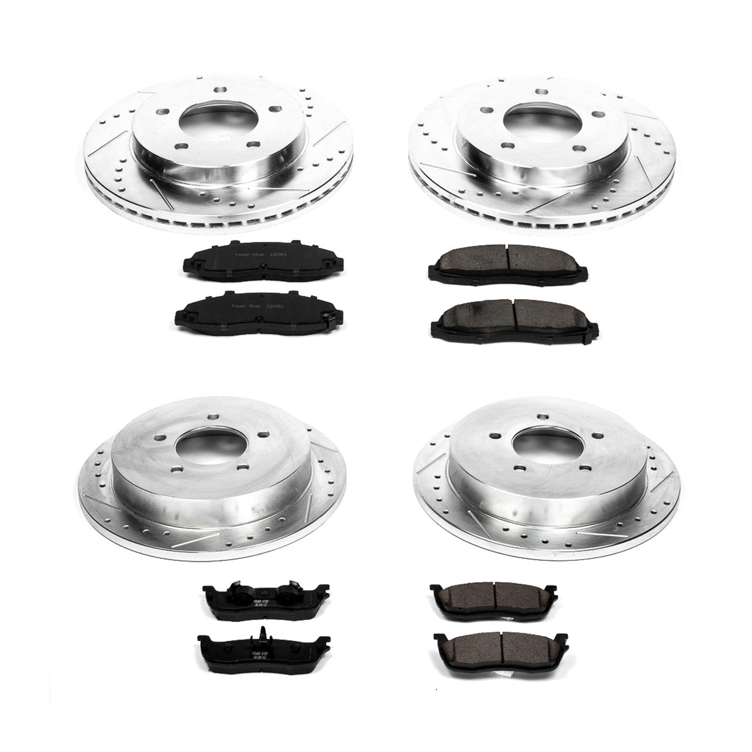 PowerStop Front & Rear Z23 Evolution Sport Brake Kit | Ford F-150 (99-00) (K1867)