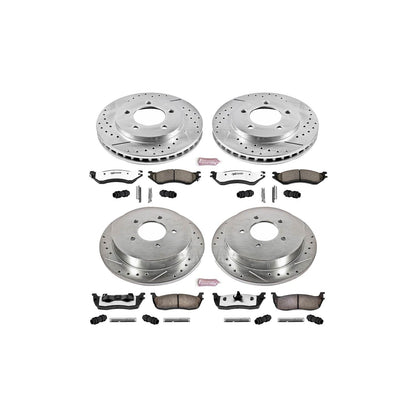 PowerStop Front & Rear Z36 Truck & Tow Brake Kit | Ford Expedition (97-00) (K1870-36)