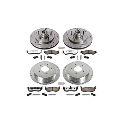 PowerStop Front & Rear Z36 Truck & Tow Brake Kit | Ford Expedition (97-00) (K1880-36)