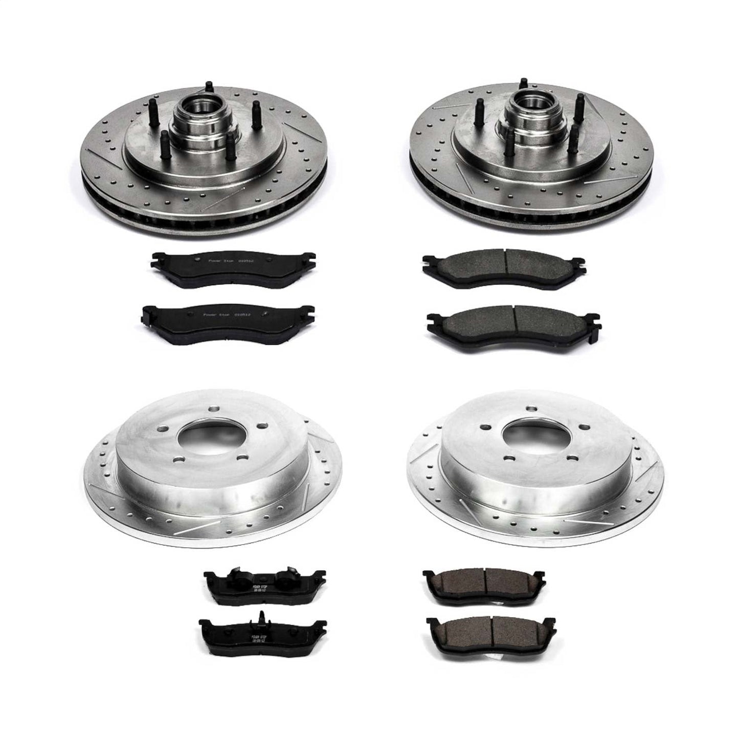 PowerStop Front & Rear Z23 Evolution Sport Brake Kit | Ford Expedition (97-00) (K1880)