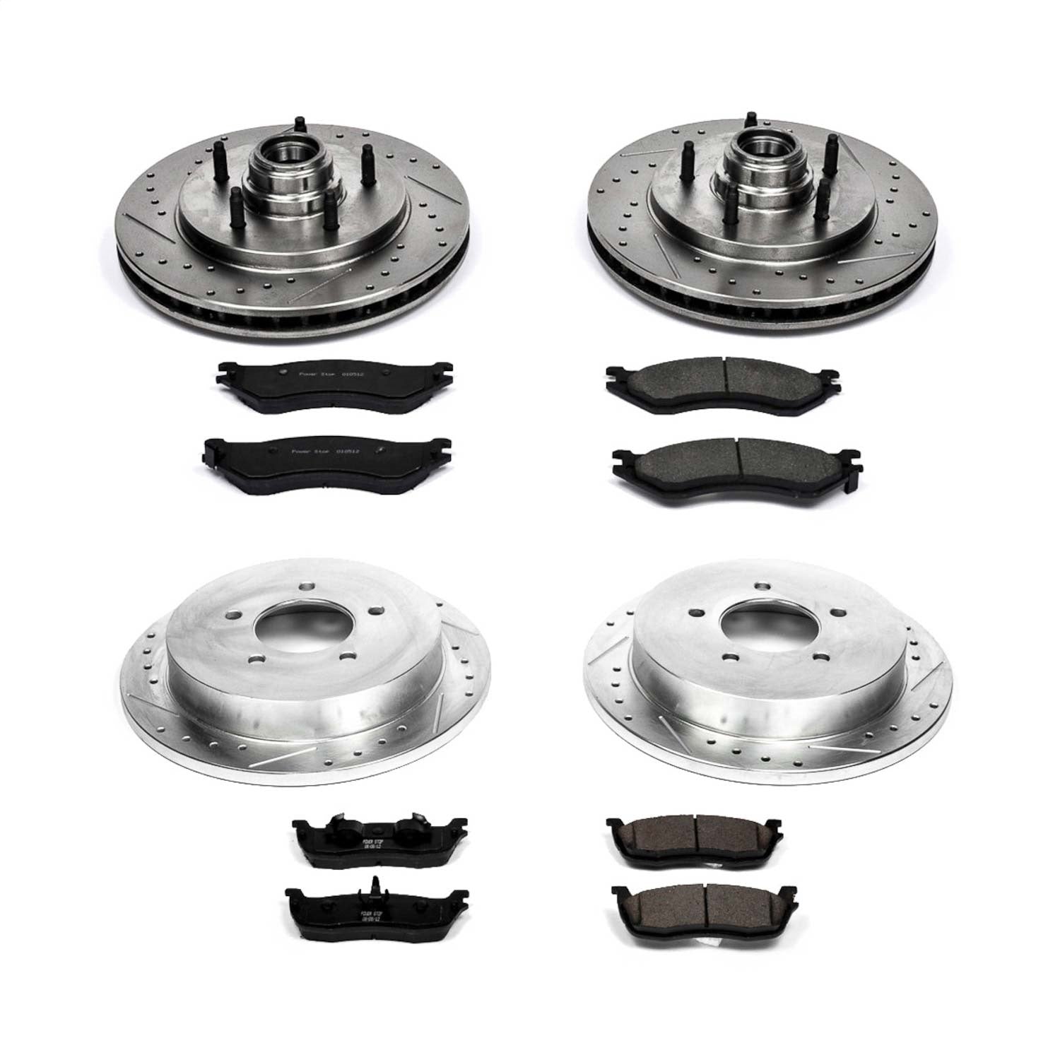 PowerStop Front & Rear Z23 Evolution Sport Brake Kit | Ford Expedition (97-00) (K1880)
