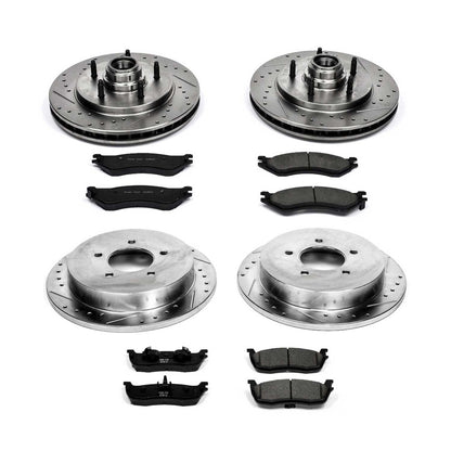 PowerStop Front & Rear Z23 Evolution Sport Brake Kit | Ford F-150 (99-00) (K1881)