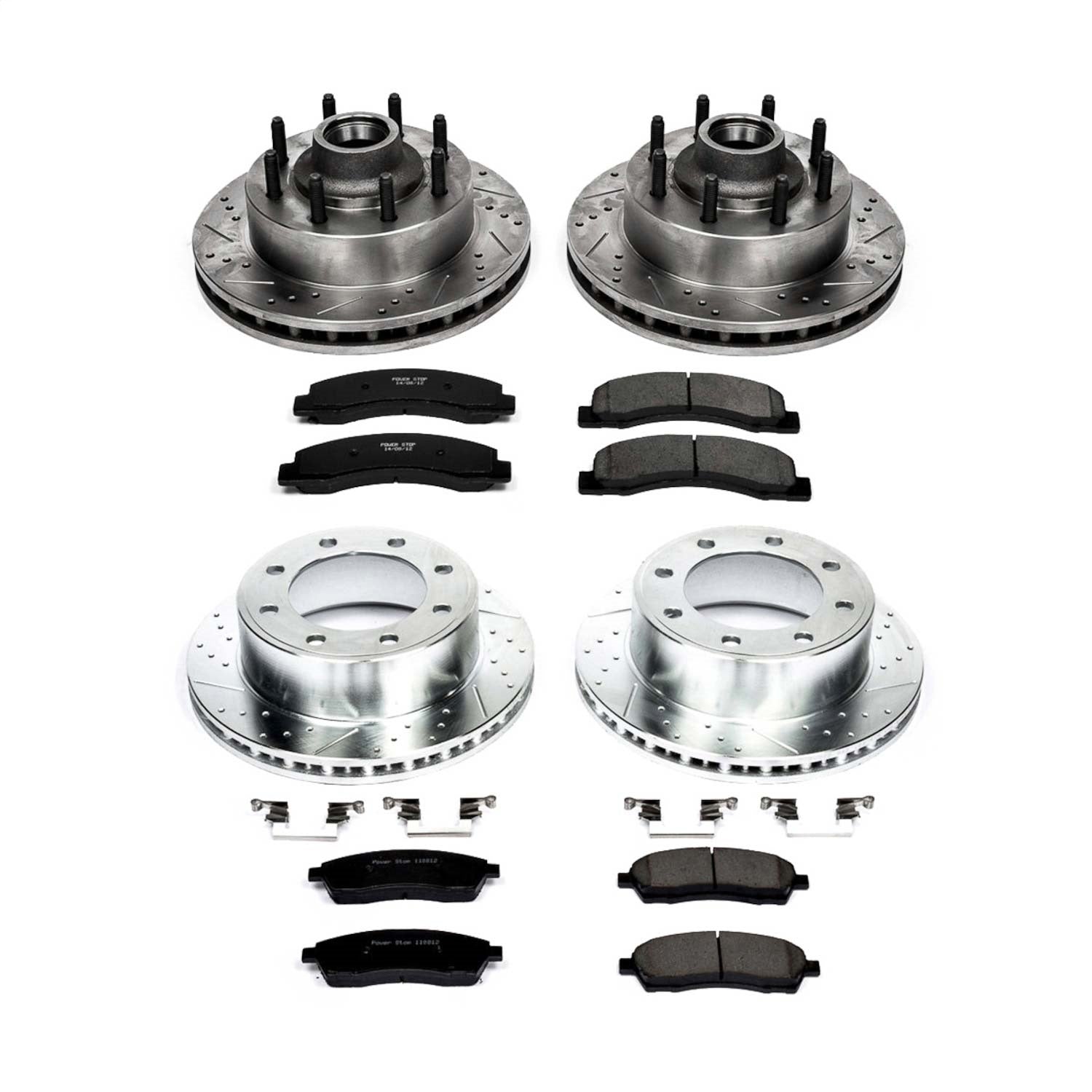 PowerStop Front & Rear Z23 Evolution Brake Kit | Ford F-250 Super Duty (99-01) (K1892)