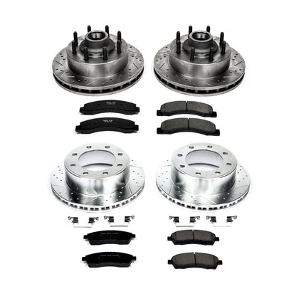 PowerStop Front & Rear Z23 Evolution Brake Kit | Ford F-250 Super Duty (99-01) (K1892)