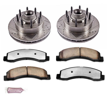 PowerStop Front Z36 Truck & Tow Brake Kit | Ford F-350 Super Duty (99-02) (K1893-36)