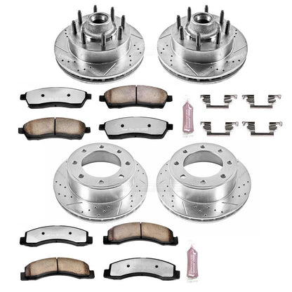 PowerStop Front & Rear Z36 Truck & Tow Brake Kit | Ford Excursion (00-02) (K1894-36)