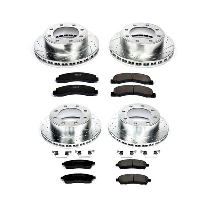 PowerStop Front & Rear Z23 Evolution Sport Brake Kit | Ford Excursion (00-05) (K1906)
