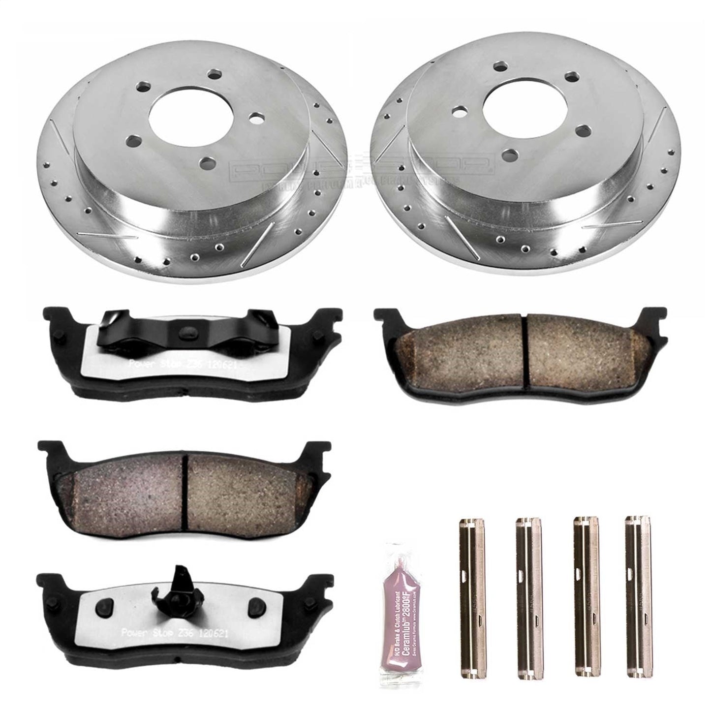 PowerStop Rear Z36 Truck & Tow Brake Kit | Ford Expedition (00-02) (K1913-36)