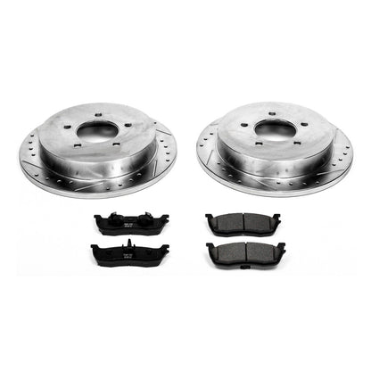 PowerStop Rear Z23 Evolution Sport Brake Kit | Ford Expedition (00-02) (K1913)