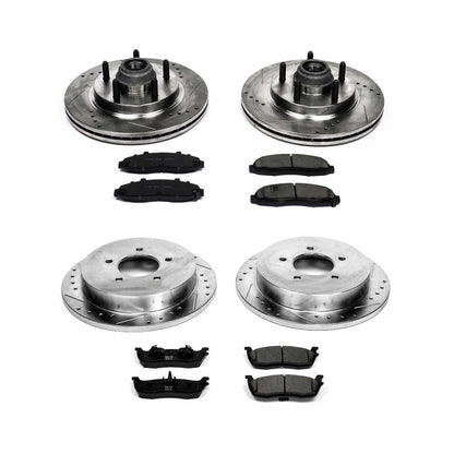 PowerStop Front & Rear Z23 Evolution Sport Brake Kit | Ford F-150 (00-03) (K1915)