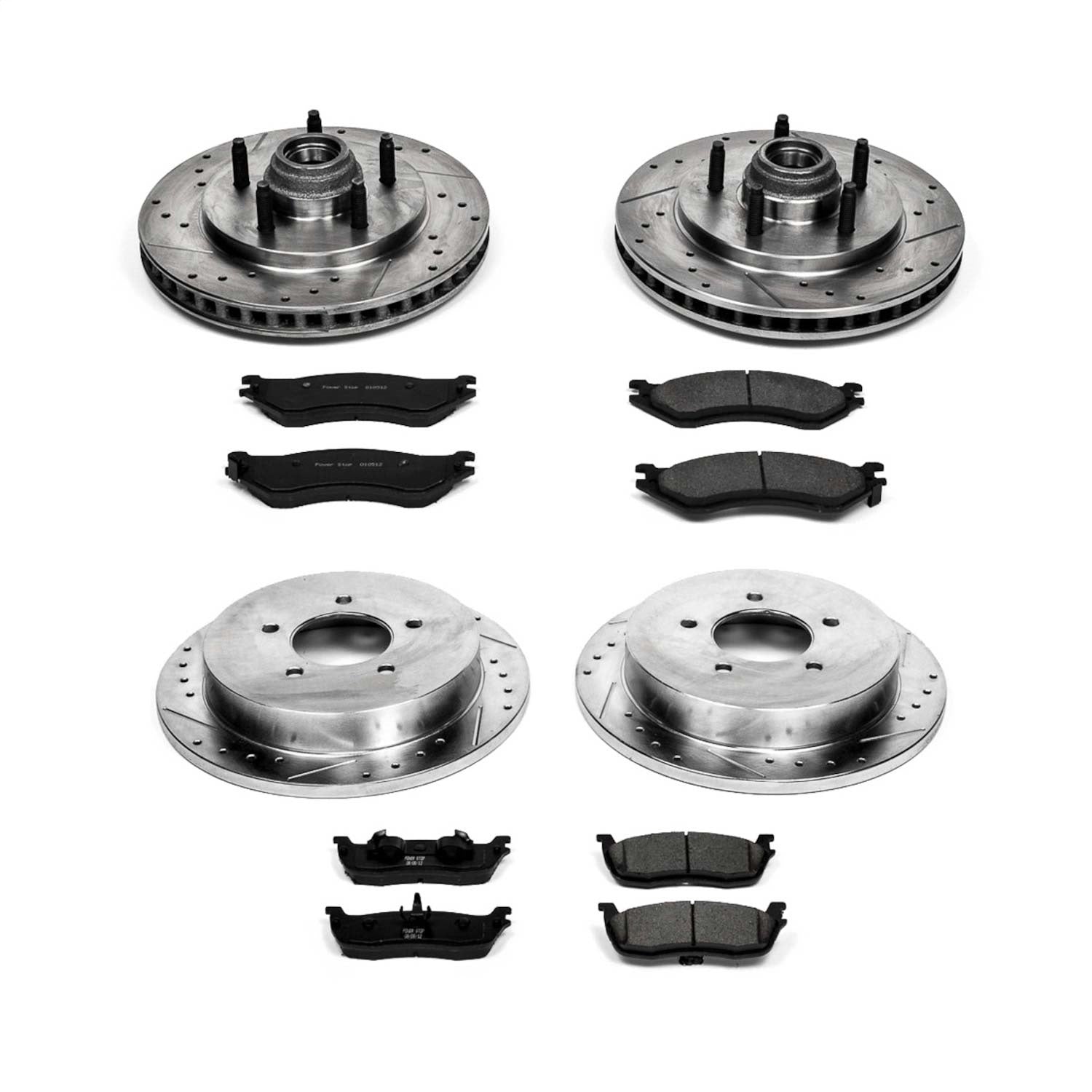 PowerStop Front & Rear Z23 Evolution Sport Brake Kit | Ford Expedition (00-02) (K1919)