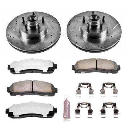 PowerStop Front Z36 Truck & Tow Brake Kit | Ford Explorer Sport (01-03) (K1920-36)