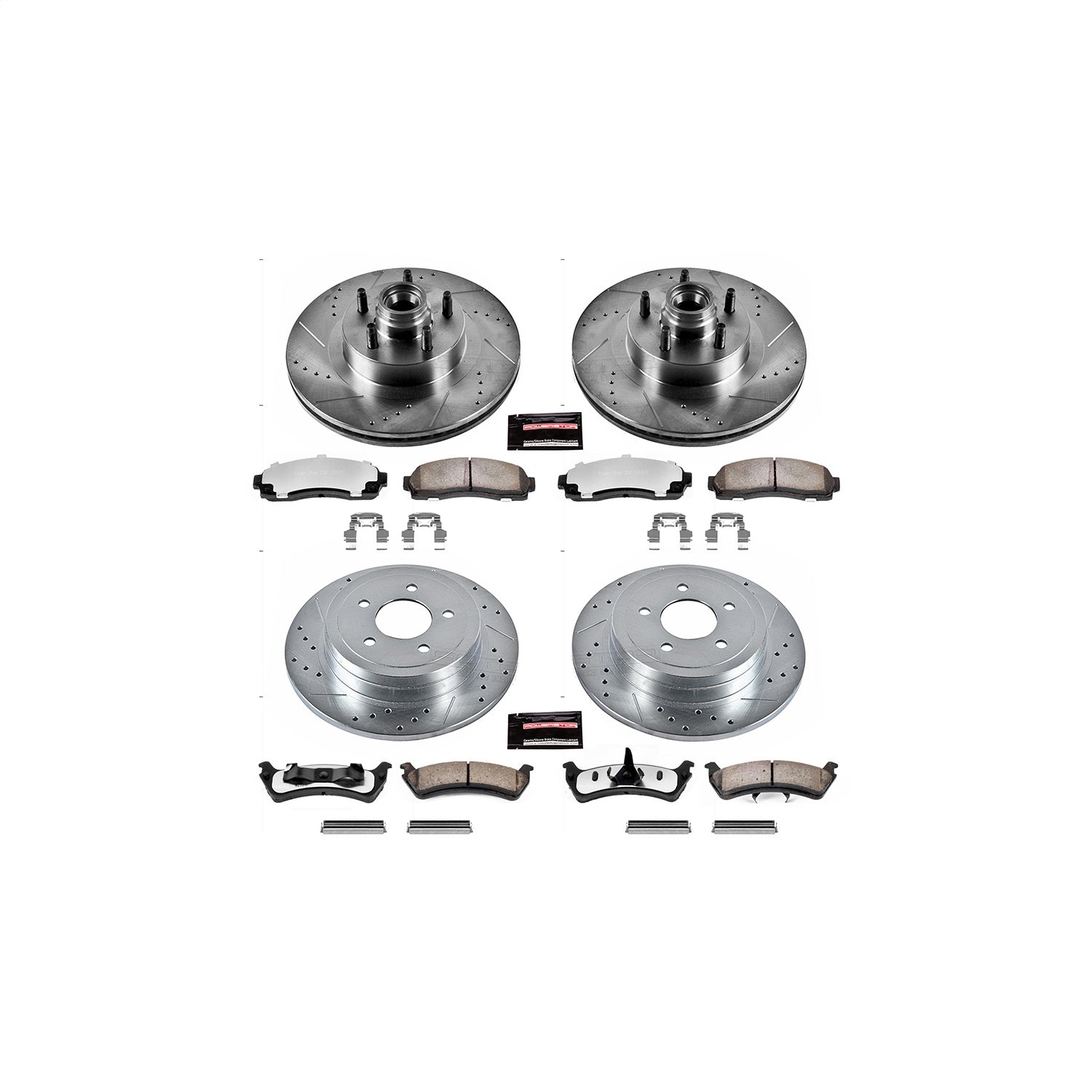 PowerStop Front & Rear Z36 Truck & Tow Brake Kit | Ford Explorer Sport (03) (K1921-36)