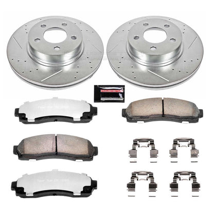 PowerStop Front Z36 Truck & Tow Brake Kit | Ford Explorer Sport (01-03) (K1923-36)