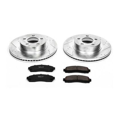 PowerStop Front Z23 Evolution Sport Brake Kit | Ford Explorer (01-03) (K1923)