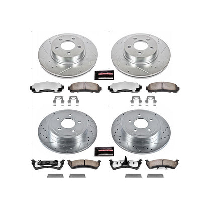 PowerStop Front & Rear Z36 Truck & Tow Brake Kit | Ford Explorer Sport (03) (K1924-36)