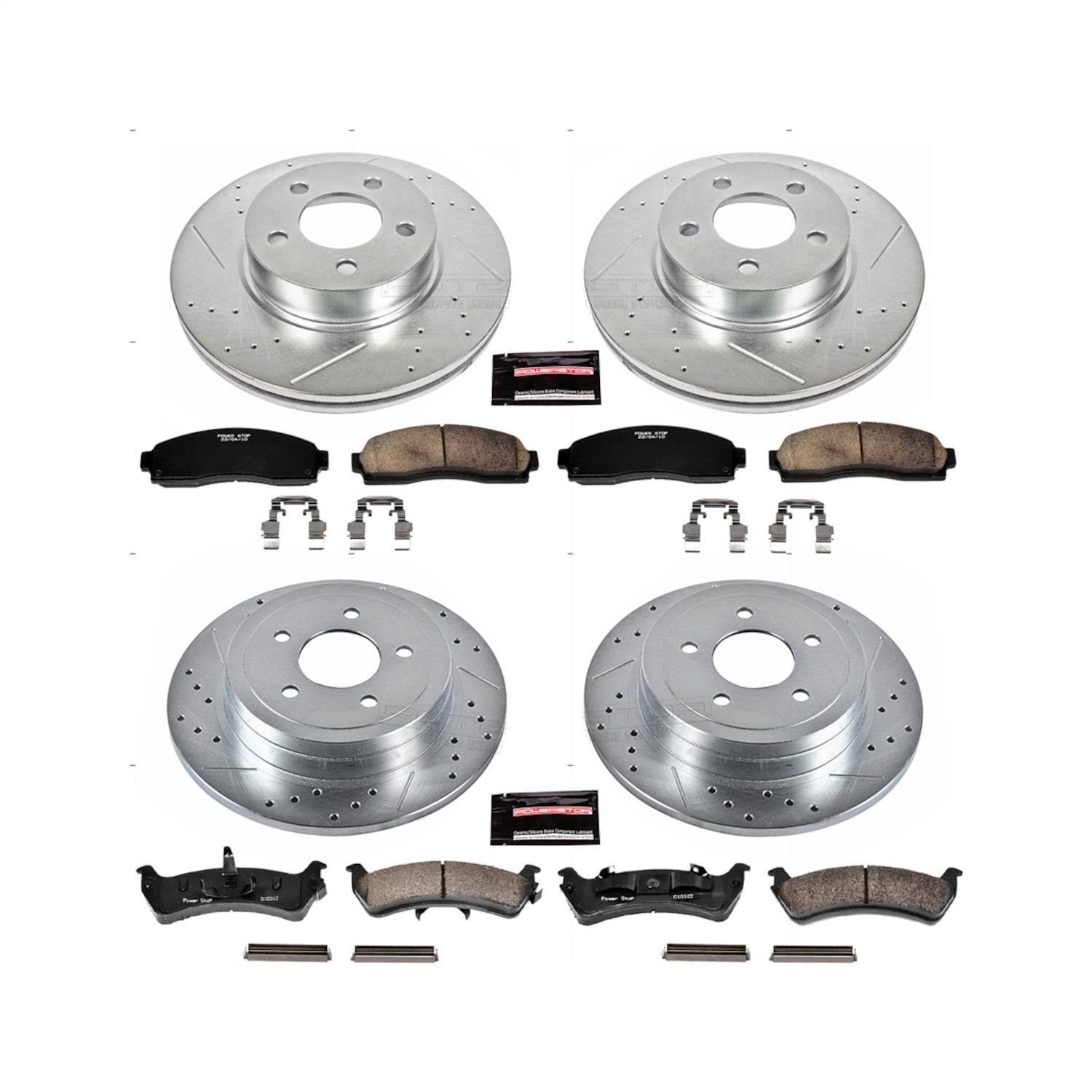 PowerStop Front & Rear Z23 Evolution Sport Brake Kit | Ford Explorer (03) (K1924)