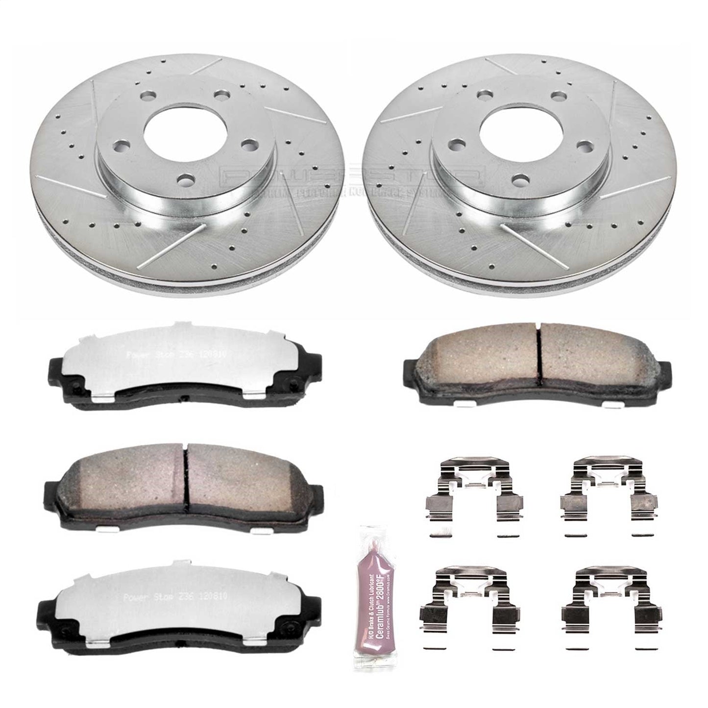 PowerStop Front Z36 Truck & Tow Brake Kit | Ford Escape (01-07) (K1930-36)