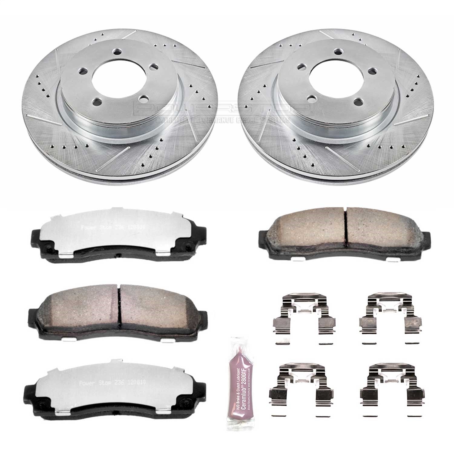PowerStop Front Z36 Truck & Tow Brake Kit | Ford Explorer (02-05) (K1931-36)