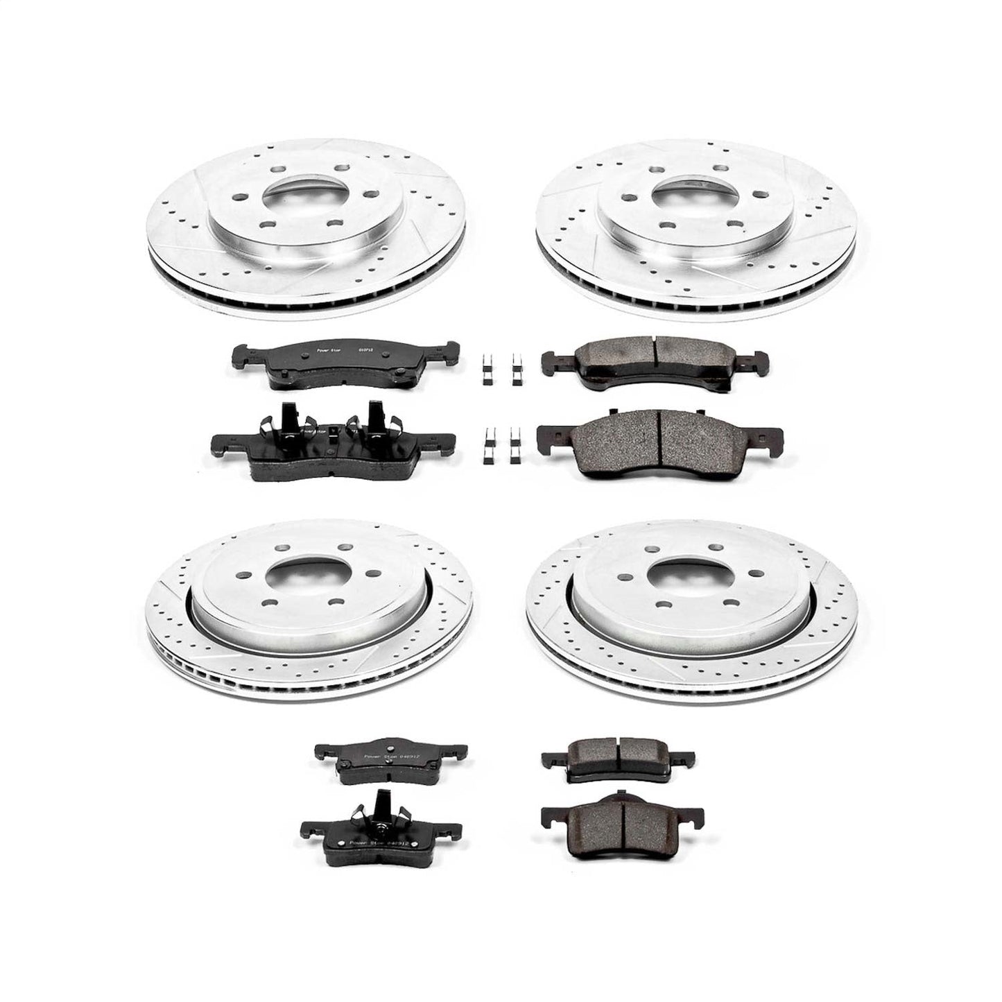 PowerStop Front & Rear Z23 Evolution Sport Brake Kit | Ford Expedition (02-06) (K1934)