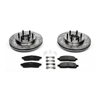 PowerStop Front Z23 Evolution Brake Kit | Lincoln Mark LT (06-08) (K1939)