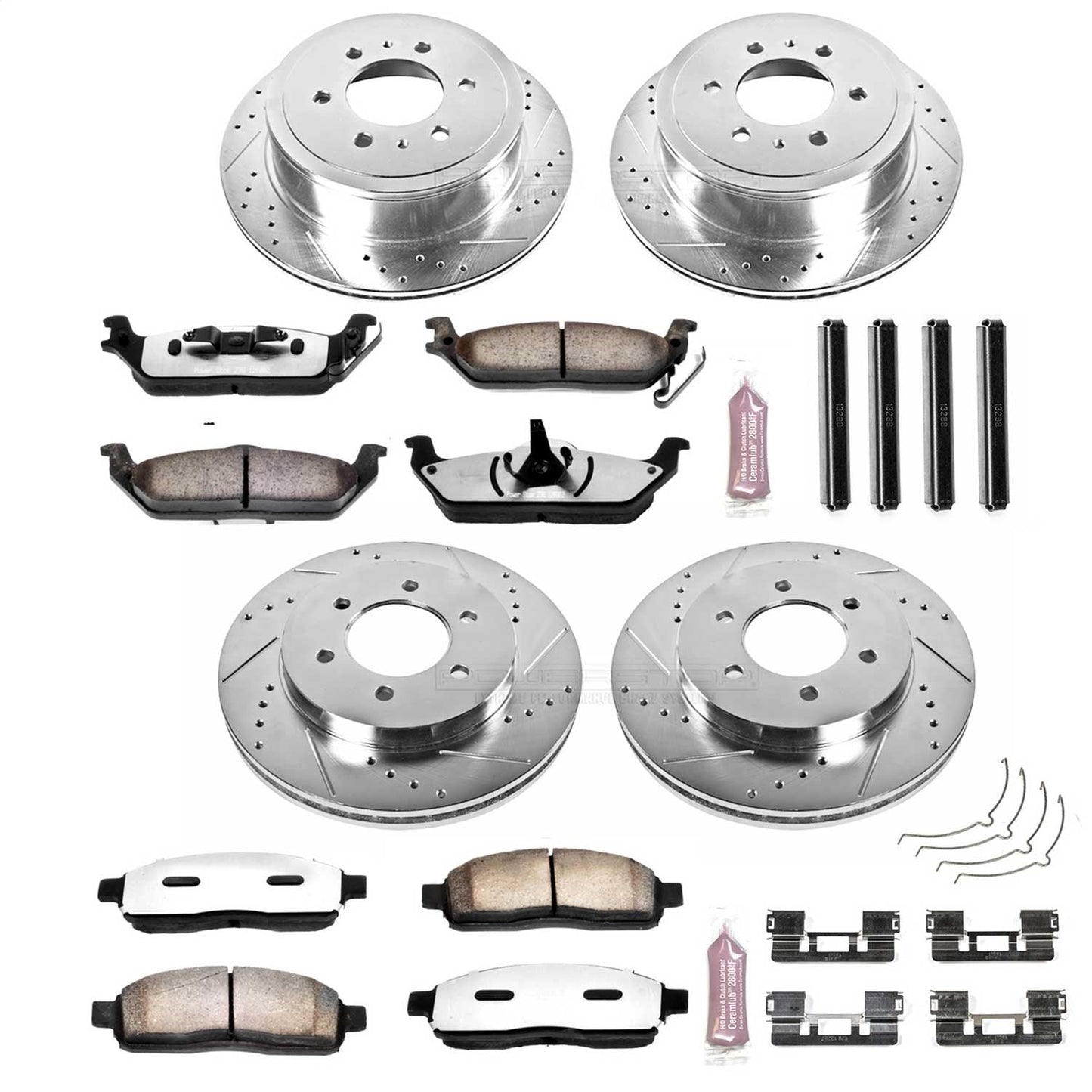 PowerStop Front & Rear Z36 Truck & Tow Brake Kit | Ford F-150 (04-08) (K1944-36)